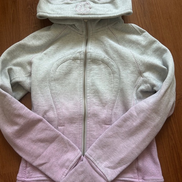 lululemon athletica Tops - Lululemon pink ombre scuba full zip hoodie